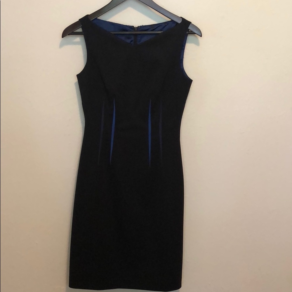 Elie Tahari navy dress